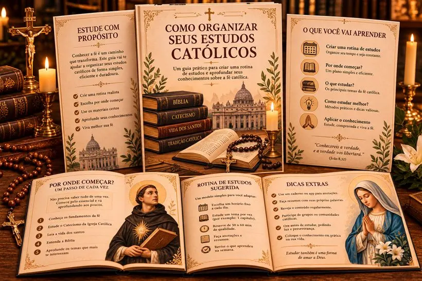 Bônus #5: Como Organizar Seus Estudos Católicos
